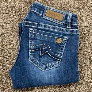 Miss Me low rise bootcut jeans 29L